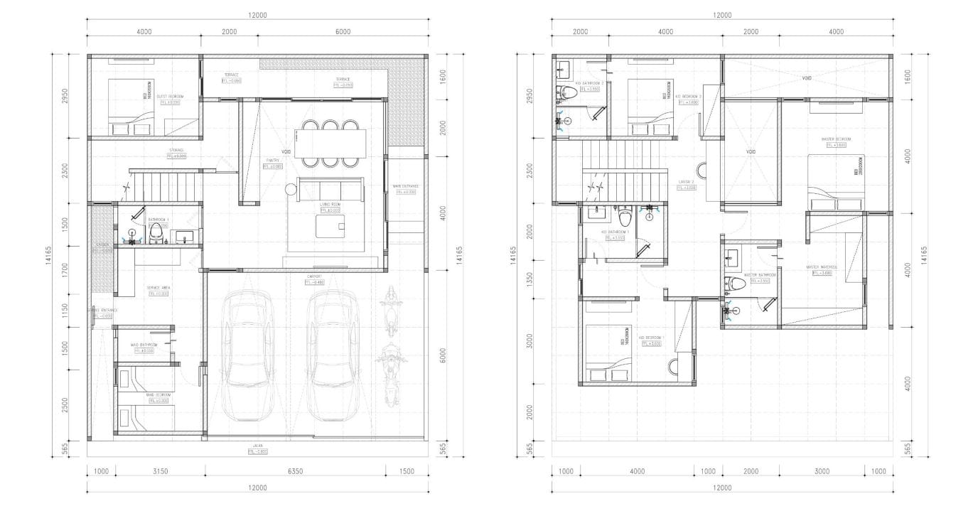 Proses perencanaan desain arsitektur oleh Tricipta Karya