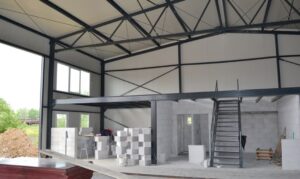 bangun mezzanine baja